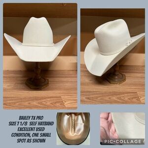 Bailey 7X Pro Buckskin Hat